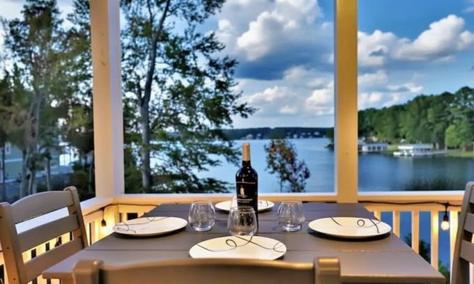 Littleton House | Lakefront Retreat w/Pool, Elevator & Boat Slip