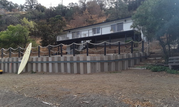 Clearlake House | Lakefront Secluded home,~ Sandy Sheltered Cove ~ Serene Location.All "SSSeS"