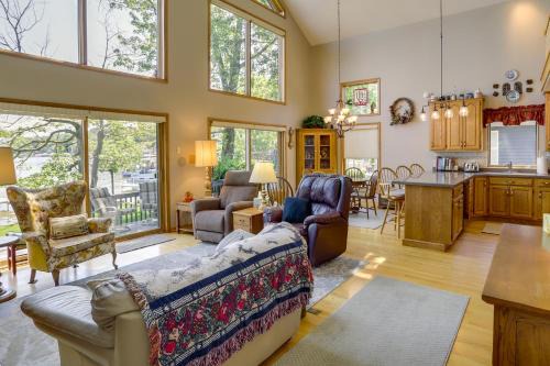 Vandalia House | Lakefront Vandalia Home with Boat Dock and Gas Grill!