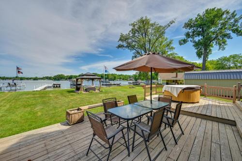 Warsaw House | Lakefront Warsaw Home with Private Dock and Golf Cart