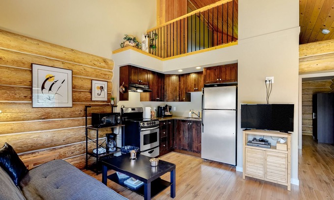 Lac Le Jeune Cabin | Lakefront wilderness resort cabin with private deck, grill, & WiFi