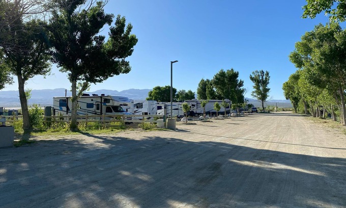 Olancha RV Rental | Lakeside Camping RV Site #11 near Alabama Hills