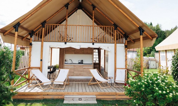 Sankt Michael bei Bleiburg RV Rental | Lakeside Family Tent - Lakeside Petzen Glamping