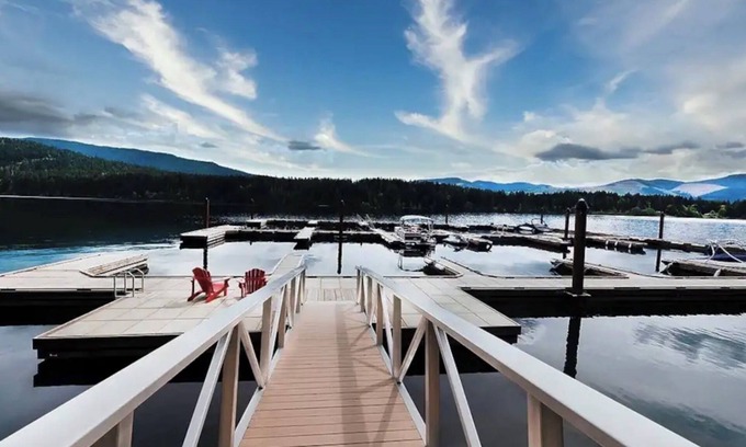 Youbou House | Lakeside House with Forest View - with private dock and beach!