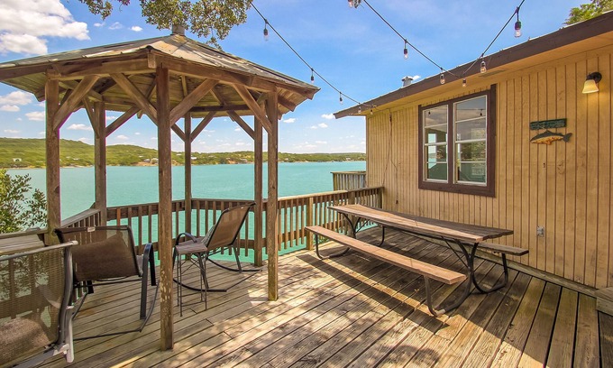 Lakehills House | Lakeside Living @ It's Finest! 180 degree Medina Lake Views!