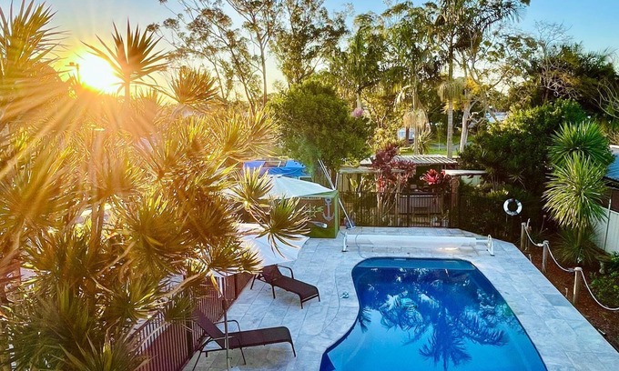 Mannering Park House | Lakeside Oasis w/Pool & Spa