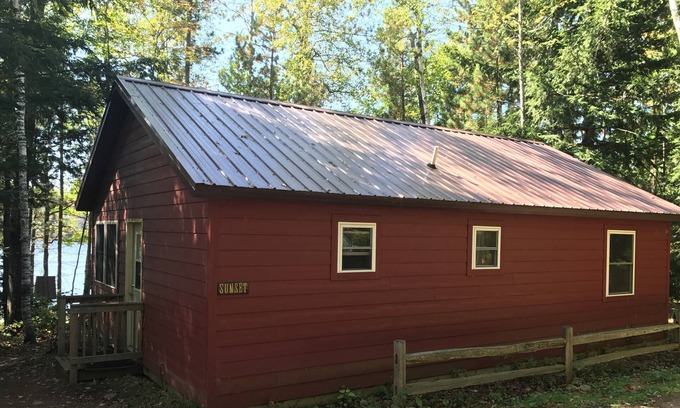 Lac du Flambeau Cabin | Lakeside, Wisconsin Northwoods cabin with private dock. Pet friendly