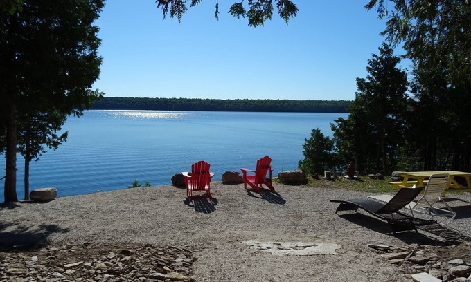 Manitoulin District Cottage | Lakeside Wolsey Shores Cottage on Manitoulin Island Weekly Sat to Sat Rentals