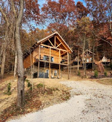 Scio House | Lakeview Cabin Perfect for Groups with Hot-Tub in Ohio