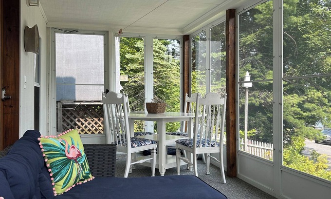 Alton Bay Cottage | Lakeview, cozy, family, pets, boat slip, beach, trails, skiing, adventures