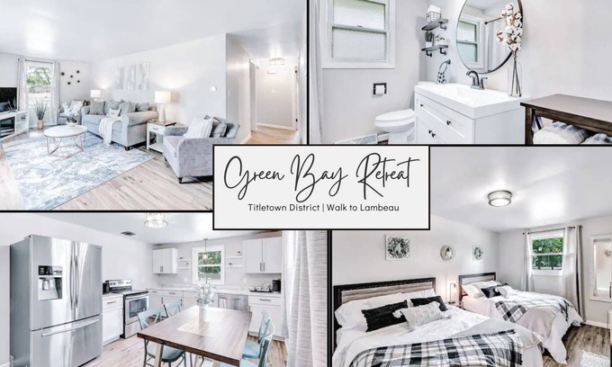 Green Bay House | Lambeau Retreat! Less than one mile to stadium