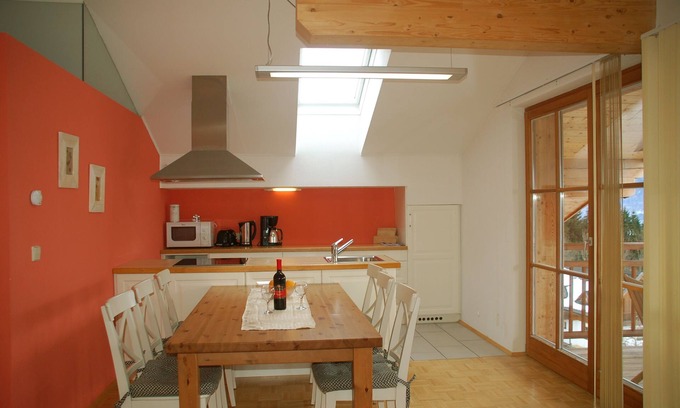 Hermagor-Pressegger See Apartment | Landhaus Mitsche, apartment panoramic view in a quiet, sunny position