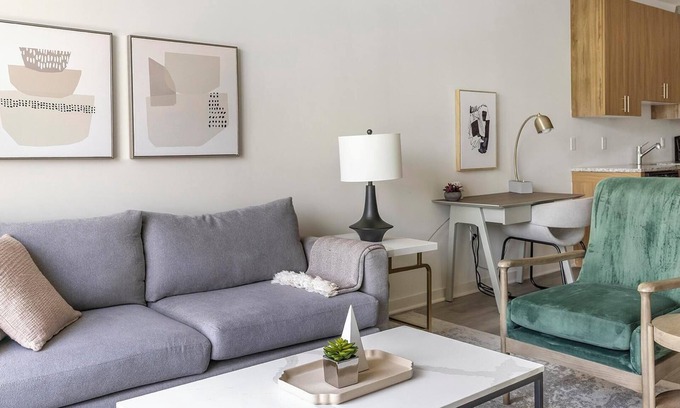 Carteret Apartment | Landing | Beautiful 1BD, Gym, Courtyard