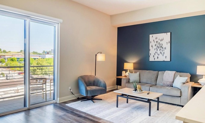 Brady Arts District Apartment | Landing | Chic 1BD, Clubhouse, Rooftop Lounge
