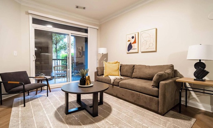 Cary Apartment | Landing | Modern 1BD, Courtyard, Pool