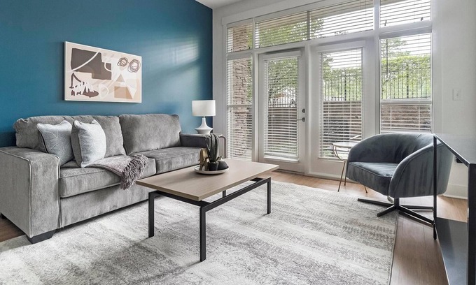 Cary Apartment | Landing | Stunning 2BD, Gym, Rooftop Lounge