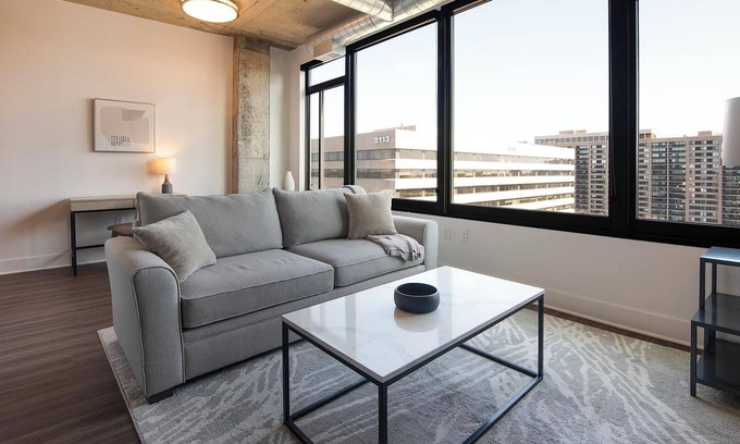 Baileys Crossroads Apartment | Landing | Stylish 1BD, Game Room, Gym
