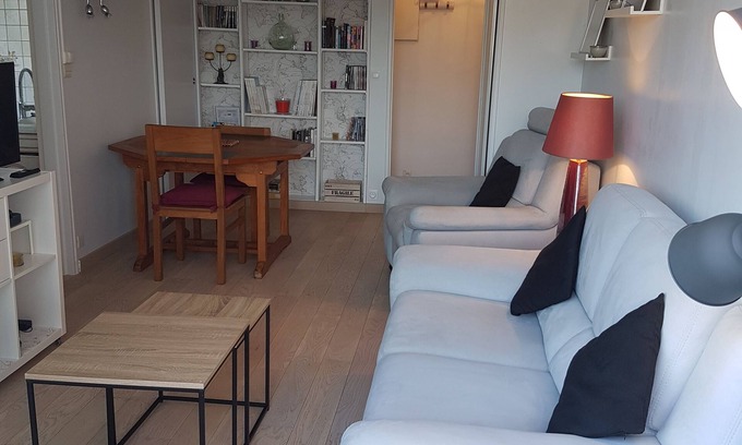 Cabourg Apartment | Large 1 bedroom apartment of 35m2 in small quiet residence 2 minutes walk from the sea