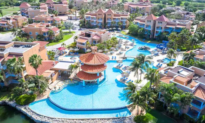 Oranjestad-West Condo | Large 1 Bedroom Divi Village Condo Resort. Eagle Beach with Golf course view.n