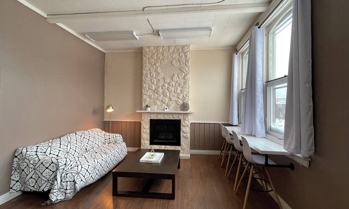 Algoma District Apartment | Large 2 bedroom downtown apartment located on top of a craft brewery