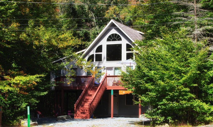 Pocono Lake House | Large 3 Story Chalet on quiet cut-de-sac in Arrowhead Lake Community.