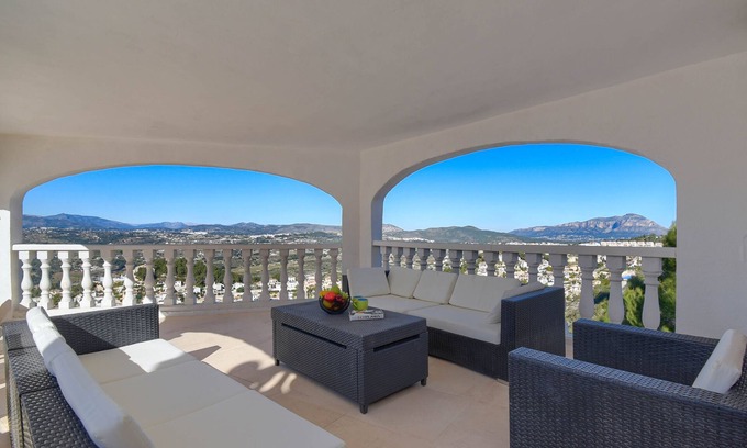 Cumbre del Sol Villa | Large and nice villa with private pool in Benitachell, on the Costa Blanca, Spain for 8 persons