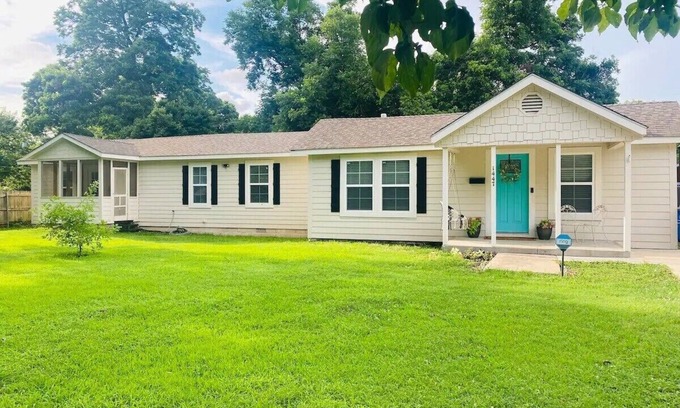 Tulsa House | Large backyard, minutes from Gathering Place