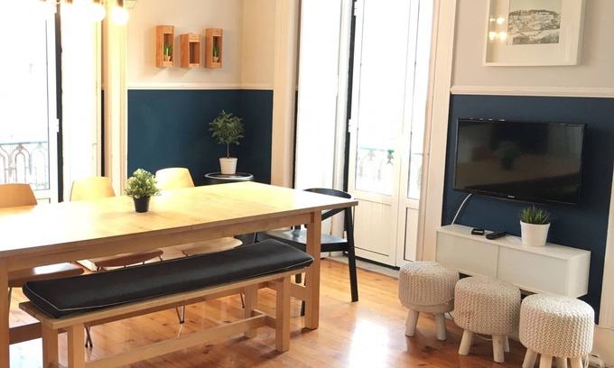 Principe Real Apartment | Large Bairro Alto 1 up to 22guests by Central Hill