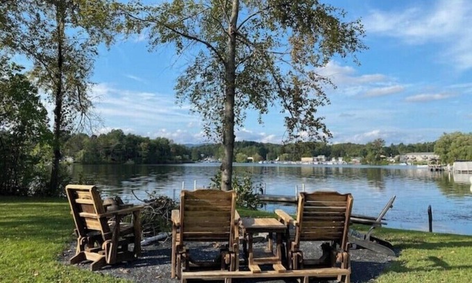 Pittsfield House | Large, comfortable house and yard located on a beautiful lake.