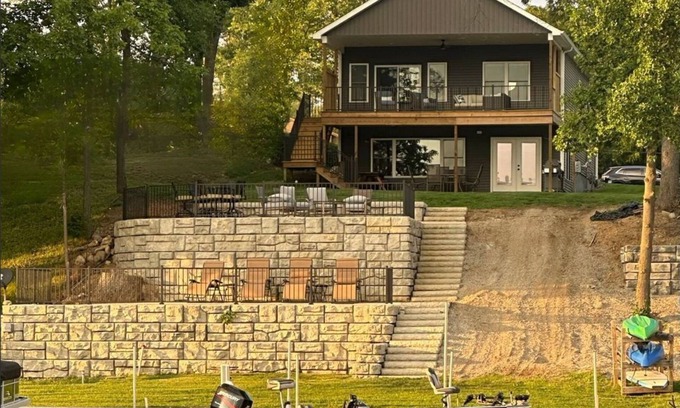 Angola House | Large Family Lakehouse on Crooked Lake, Angola, IN-Beautiful Views Outdoor Oasis