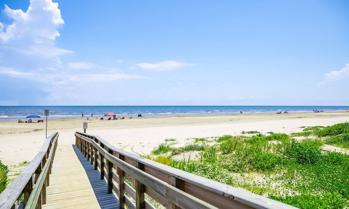 Pointe San Luis House | Large Family Retreat with Gulf Views, Beach Access, Shared Pool - Small Dogs OK