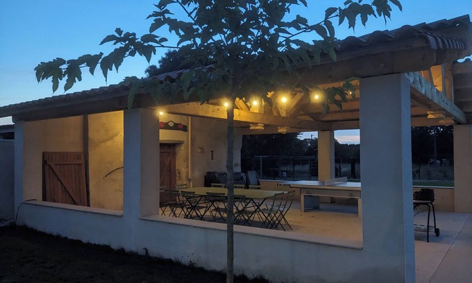 Surgeres Cottage | Large gîte for 11 people, 5 bedrooms, near La Rochelle