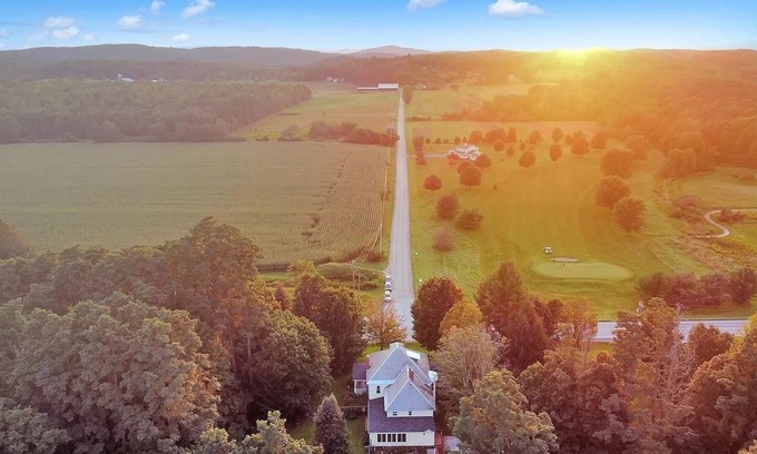 Hinesburg House | Large Greek Revival, spacious inside & out! Close to lakes & ski mountains!