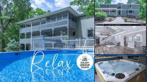 Flintstone House | Large Hillside Retreat with Pool and Hot Tub