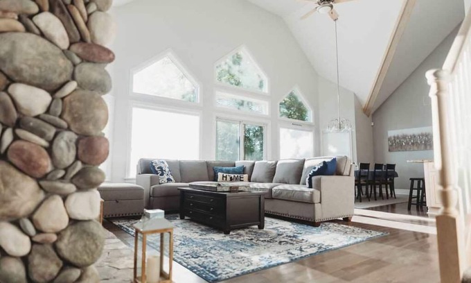 Central Lake House | Large home on the Lake, Hot tub, Families, Groups