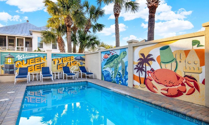 Savannah Beach House | Large Home w Private Heated Pool and Ocean Views
