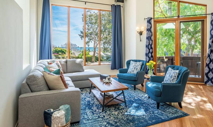 East Mesa House | Large Home with Ocean Views & Hot Tub!