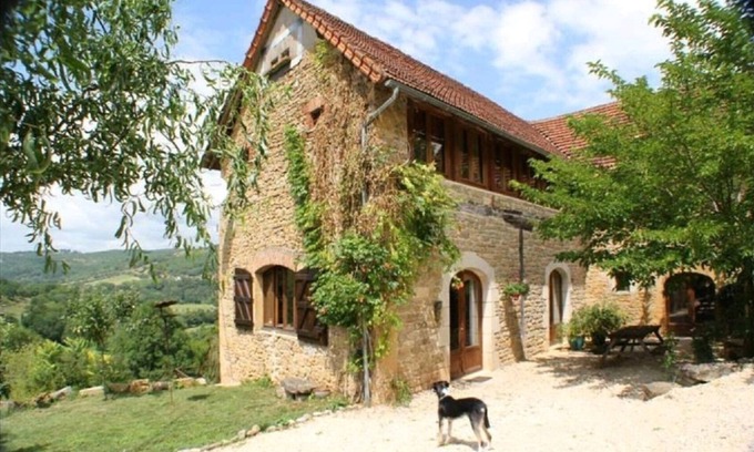 Ambeyrac House | Large house with superb views over the Lot valley with private pool