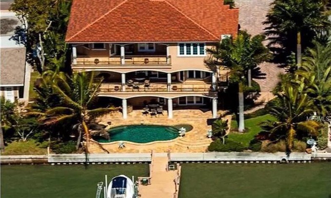Indian Rocks Beach House | Large Mediterranean Oasis - Water Views & Pool