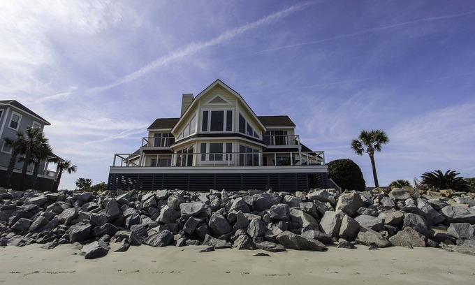 Sullivan's Island House | Large, newly renovated oceanfront home with superb views of Breach Inlet