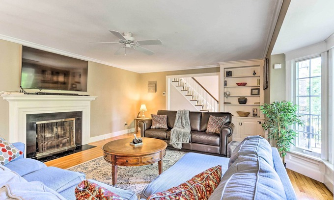 Salisbury Street House | Large Private Yard: Grand Worcester Getaway