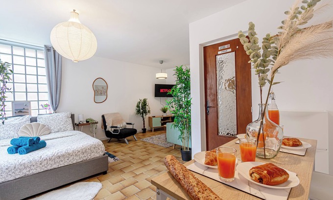 Le Pin Apartment | Large studio, well-equipped/CDG airport/Disneland Paris/le Bourget/Villepinte