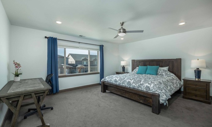 Bozeman House | Large Townhome, fenced yard, 4 miles to downtown & MSU, A/c, walking trails