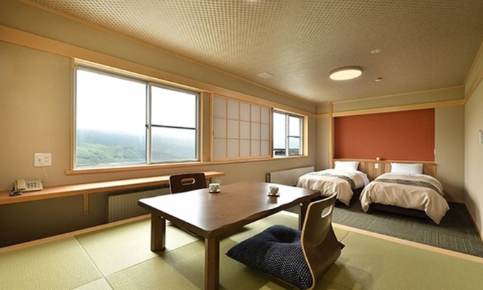 Shiga Highlands Hotel | Large Twin Japanese Style vs | 1 night with 2 m/Shimotakai-gun Nagano