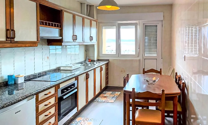 Muxia Apartment | Large vacation apartment with a view of the Atlantic Ocean