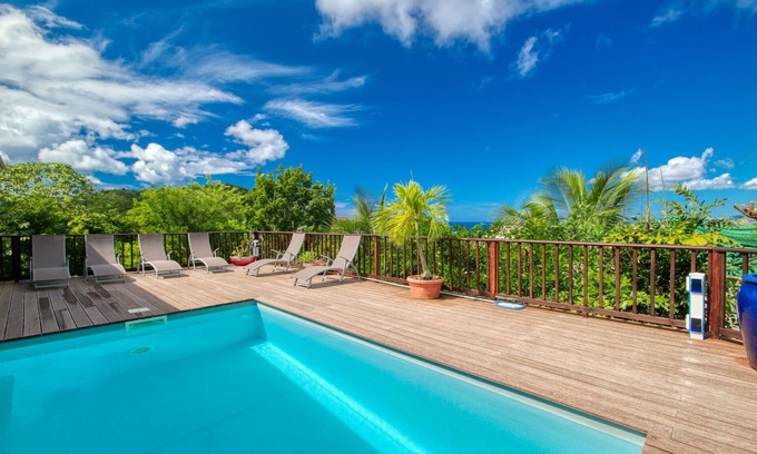 Trois-Ilets Villa | Large villa with ocean view (MQTI09)