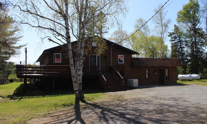 West Nipissing Cabin | Large Wrap Around Multi Level Deck