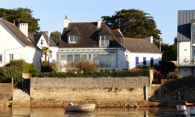 Larmor-Baden House | Larmor-Baden - Maison vue sur mer avec accès direct à la plage