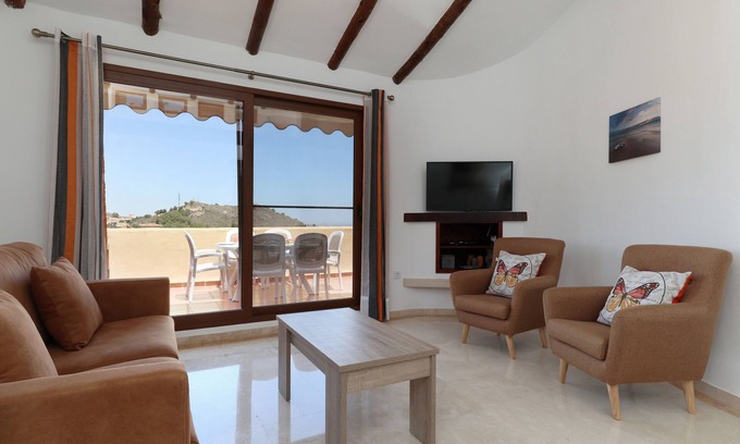 Diputacion de Rincon de San Gines Apartment | Las Palmeras - 3 Bed, 3 Bath, fiber optic internet, rooftop solarium, spacious