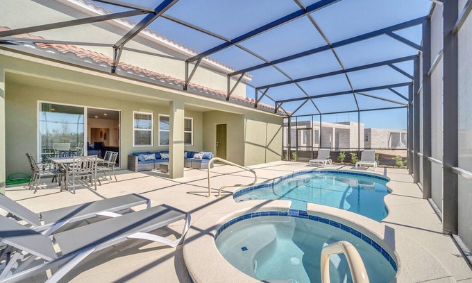 Loughman Villa | Last Minute Disney Getaway! Villa with Private Pool & Hot Tub. Book Now! #56177